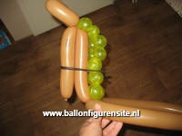 ballonplooien paard